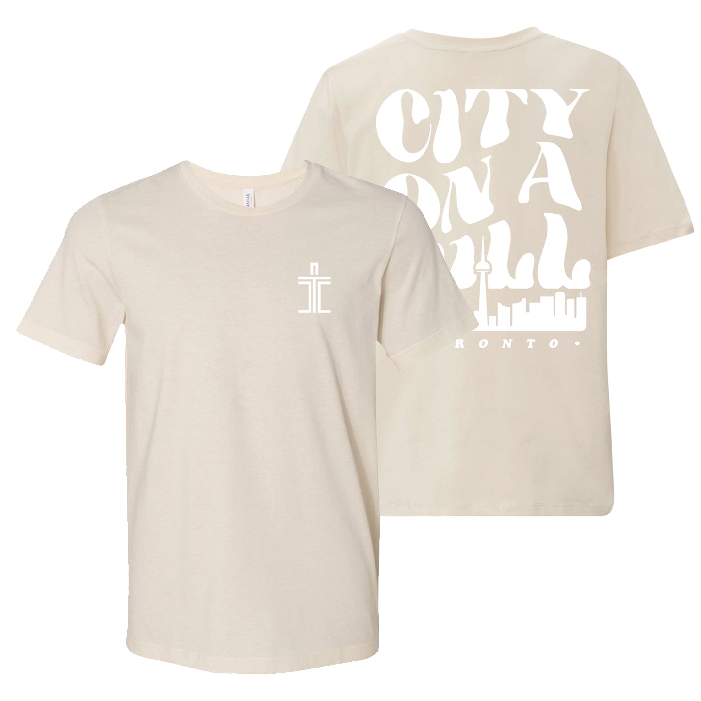 City on a Hill Cream Unisex t-shirt