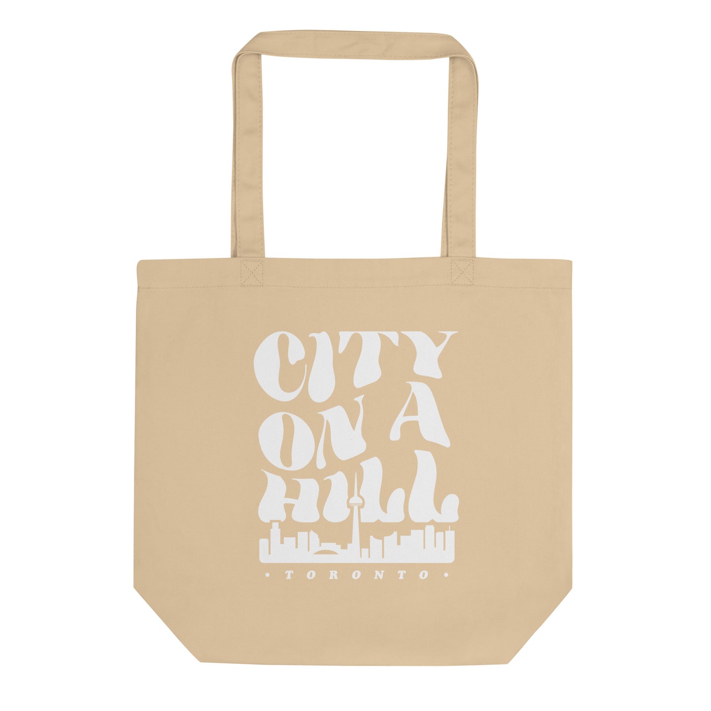 City on a Hill Cream Eco Tote Bag