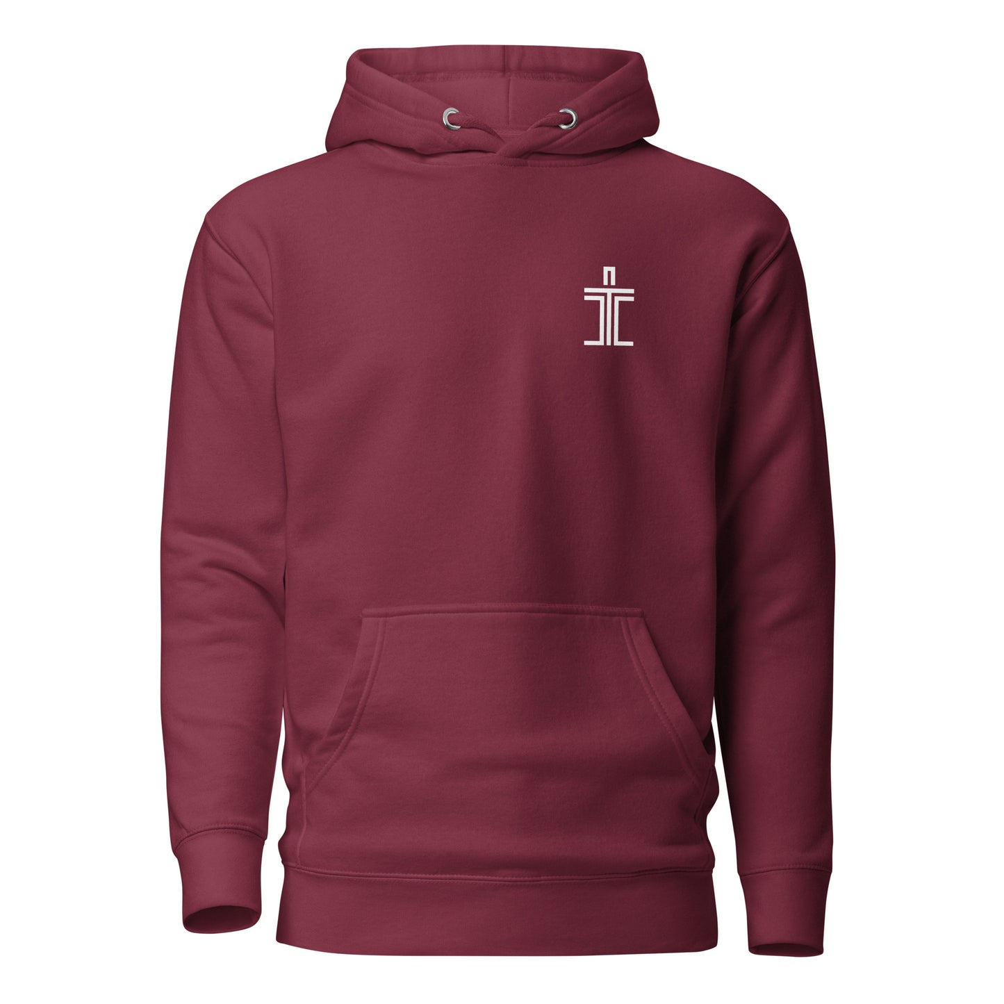 City on a Hill Maroon Unisex Hoodie