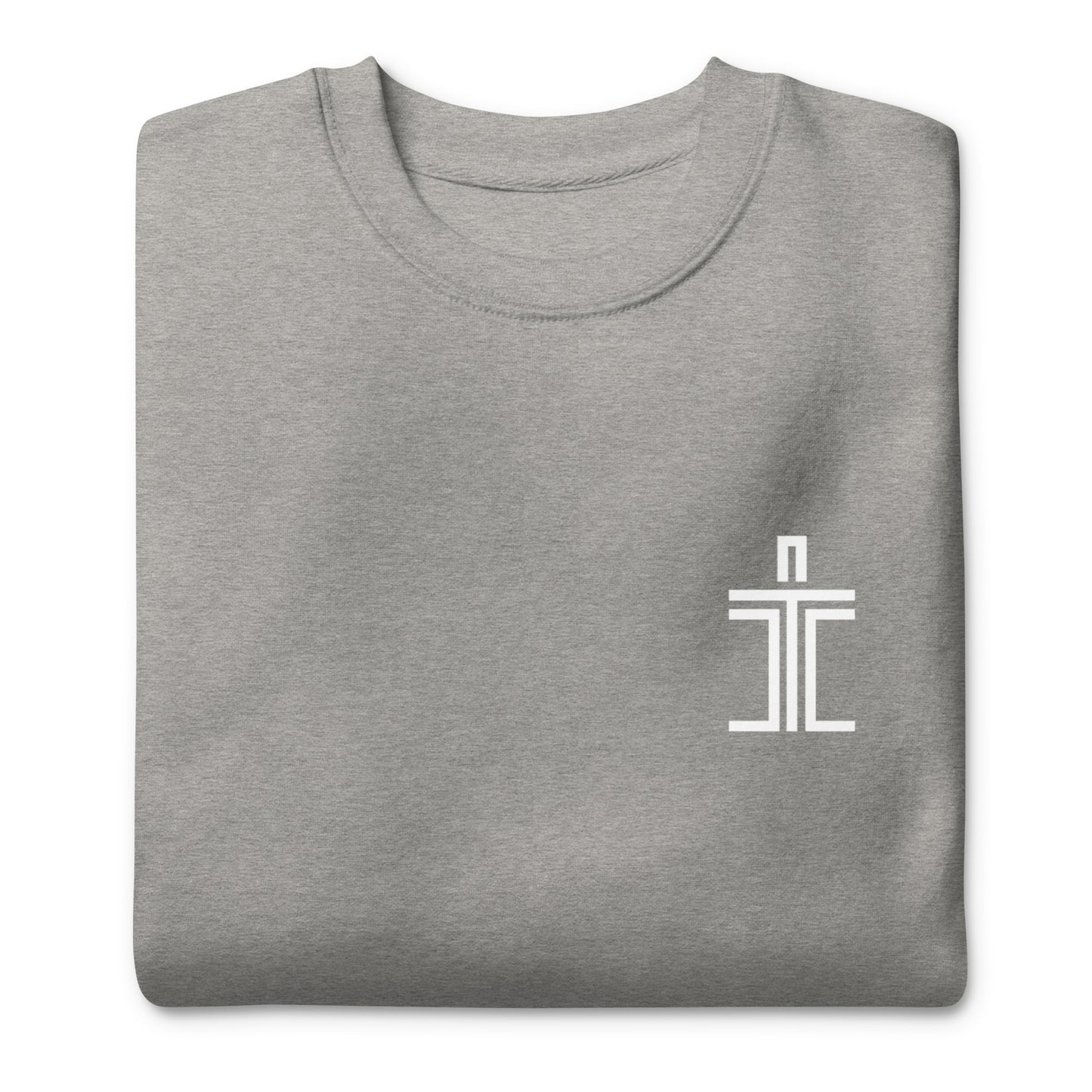 City on a Hill Grey Unisex Premium Sweatshirt